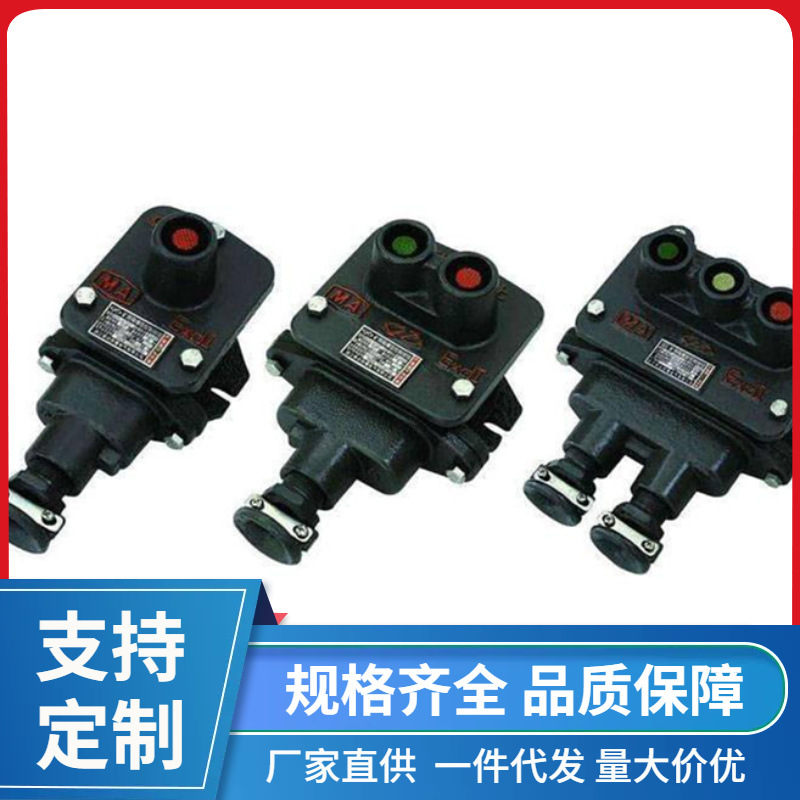矿用隔爆控制按钮现货出售矿用三联控制按钮BZA防爆控制按钮
