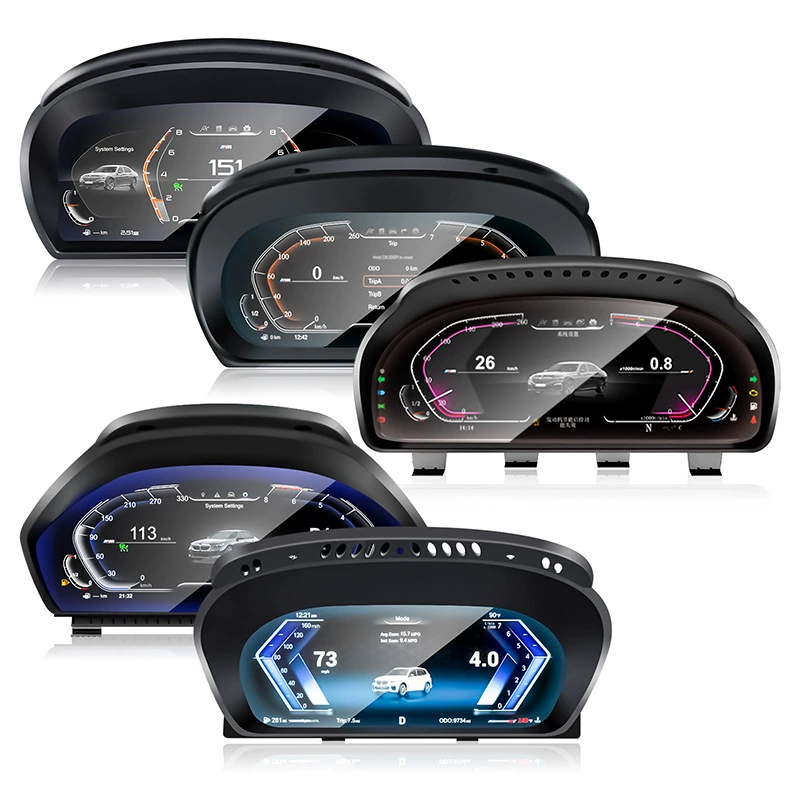 Подходит для BMW 1234567 серия X1X2X3X4X5X6GT Полная LCD-лента HUD с четырьмя темами переключения