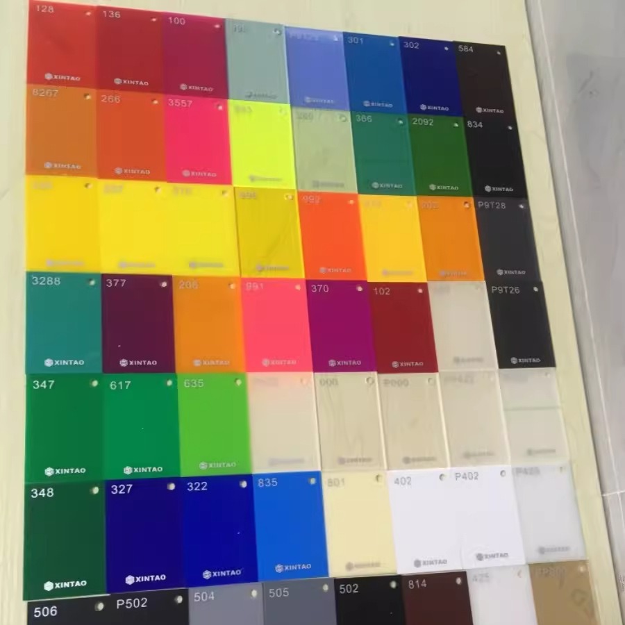 彩色透明亚克力板展示盒有机玻璃板黑茶色塑料板雕刻磨砂数控加工