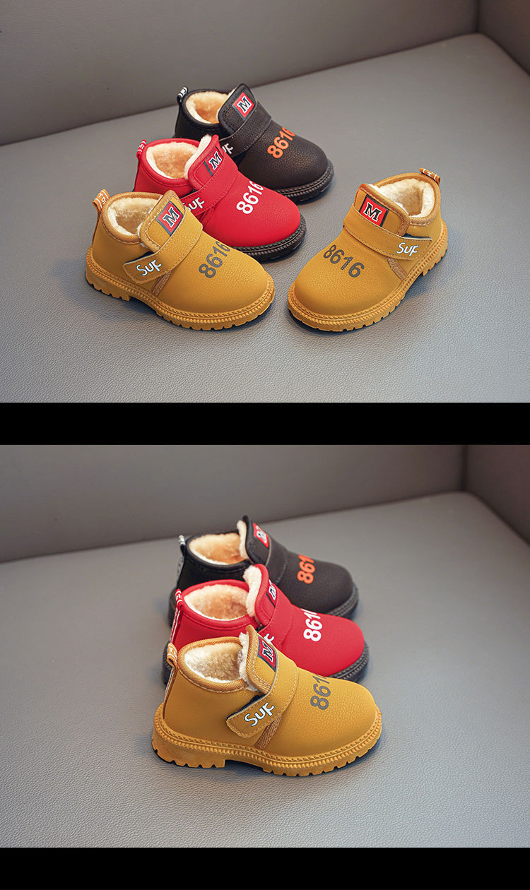 Herbst- und Winterkinderschuhe, Jungen-Martin-Stiefel, Kinderstiefel, Baby-Baumwollschuhe, Schneestiefel, Mädchen-Shorts_voghion.com