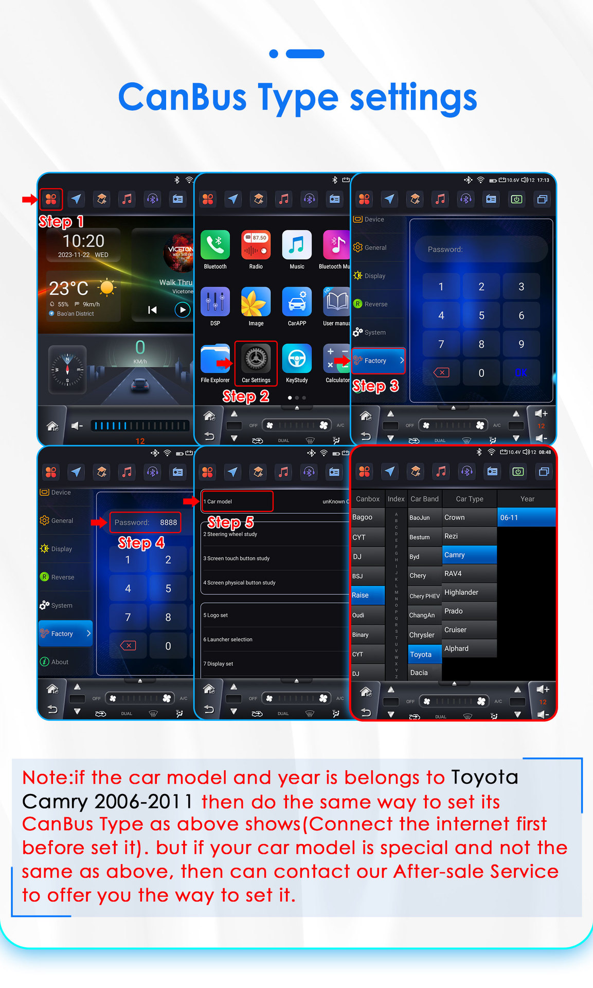 9.7inch Suitable for 06-11 Toyota Camry Android Car Bluetooth Vertical Screen Navigation Carplay