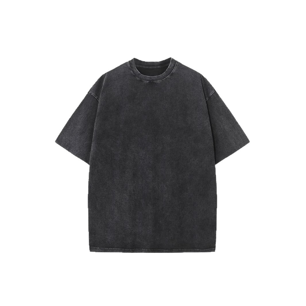 メンズ半袖メンズ Tシャツピュアコットンカジュアルヘビー 230 グラムバティックウォッシュ加工ルーズトップ卸売メンズ Tシャツ