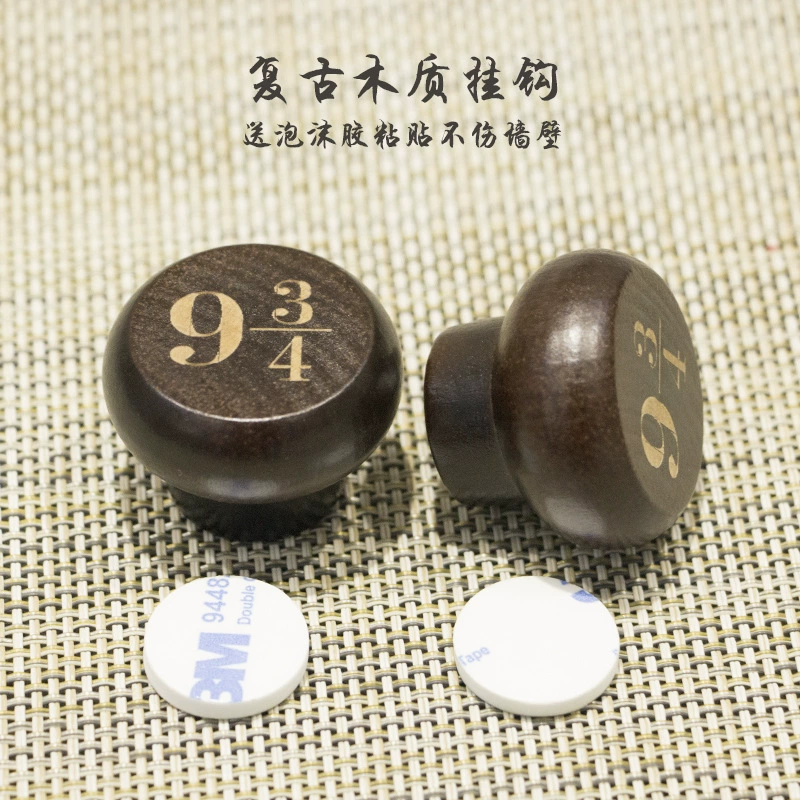 Декоративные деревянные крючки для флагов в стиле ретро, на клейкой основе, не повреждают стену, настенный декор - GMZGG