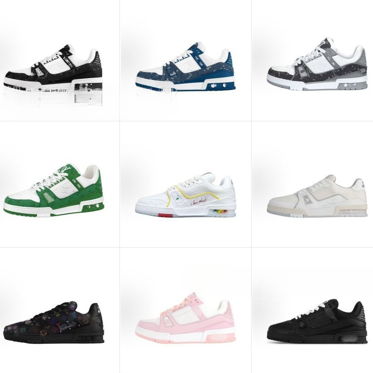 Putian Trainer Sneakers European Version Unisex Thick-Soled Embossed Sports Shoes Couple's Running Shoes