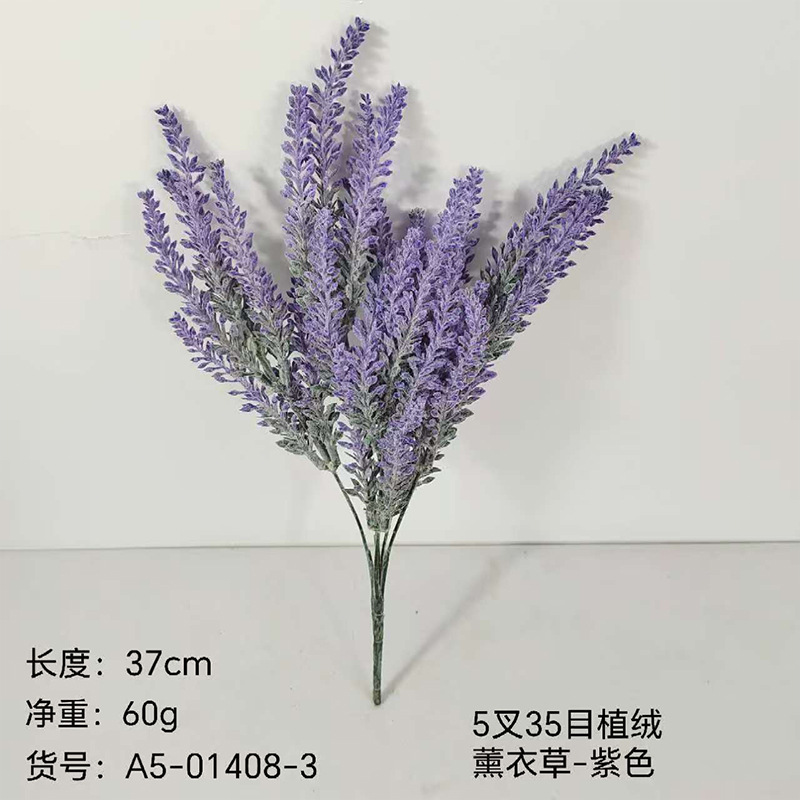 Lavanda púrpura con 5 brancas 35 mesas