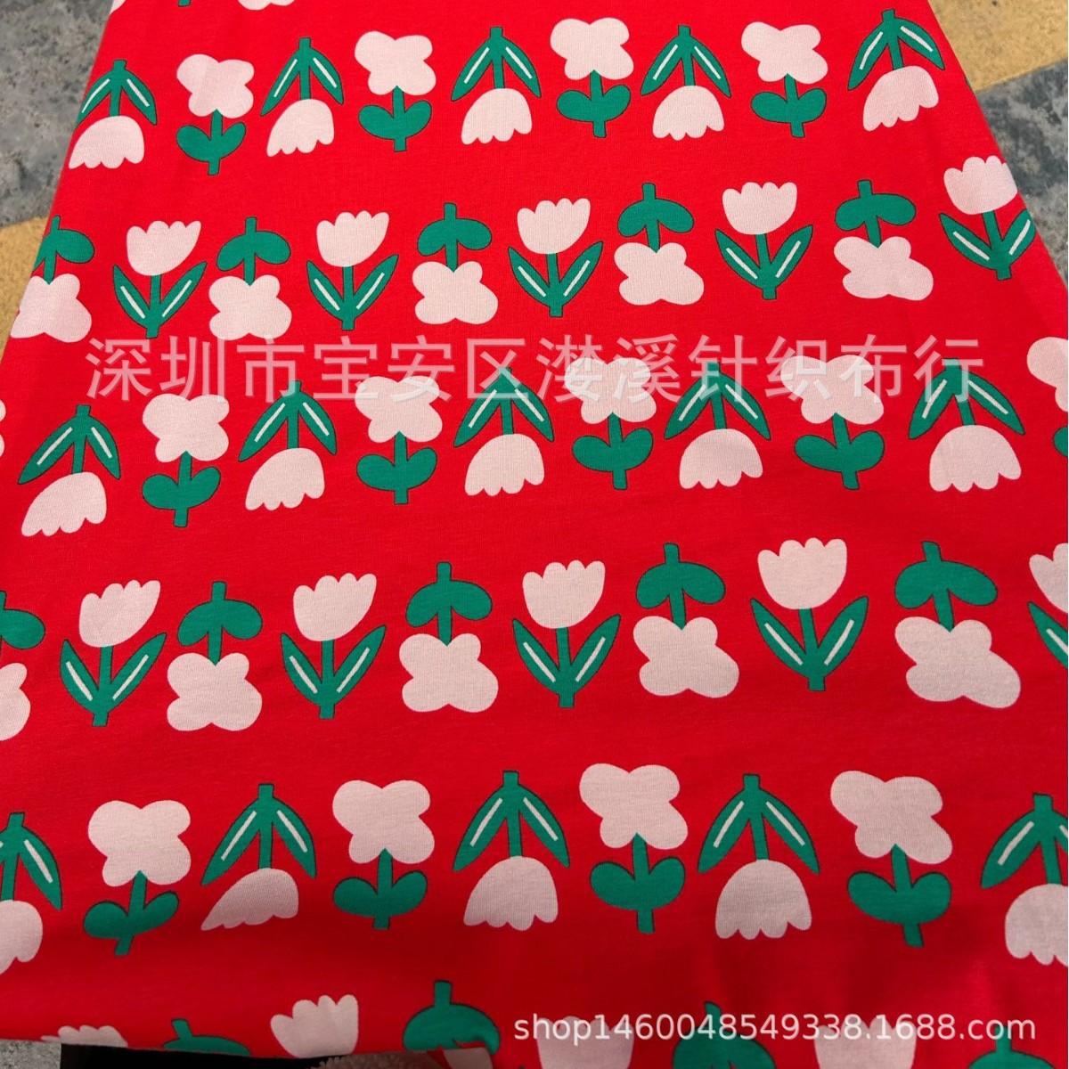 全棉拉架印花服装面料四面弹面料氨纶弹力布印花莱卡平纹印花布料