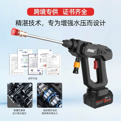 High pressure car wash water gun — Wireless Car Washer Direct from
