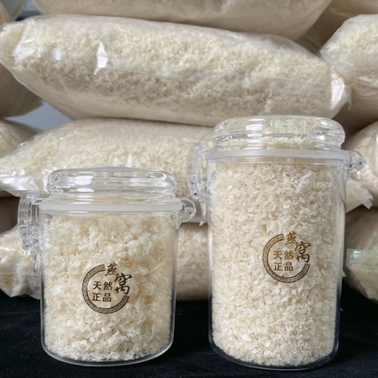 Wholesale Malaysian Bird's Nest Shreds 100g Indonesian Shredded Meat Clean Fresh Stewed Bird's Nest Raw Materials Pregnant Women Nourishing Agent Bird's Nest Shreds