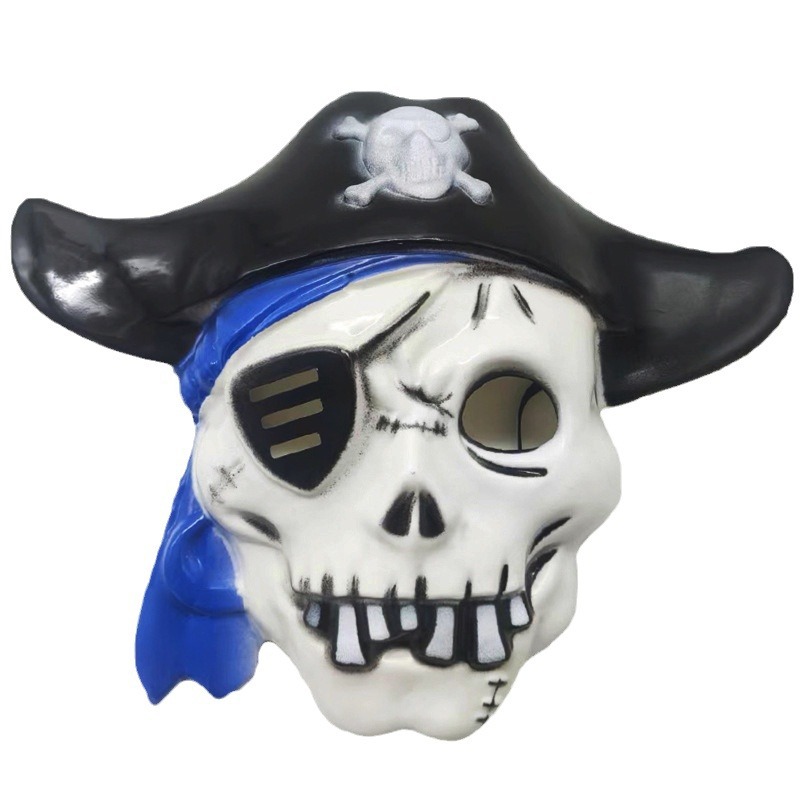 Máscaras Halloween transfronterizo, terror/pirata/cráneo, venta caliente