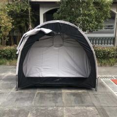 屋外自転車テントアップグレード版黒色防雨防塵多機能貯蔵室雑物間マウンテンバイク