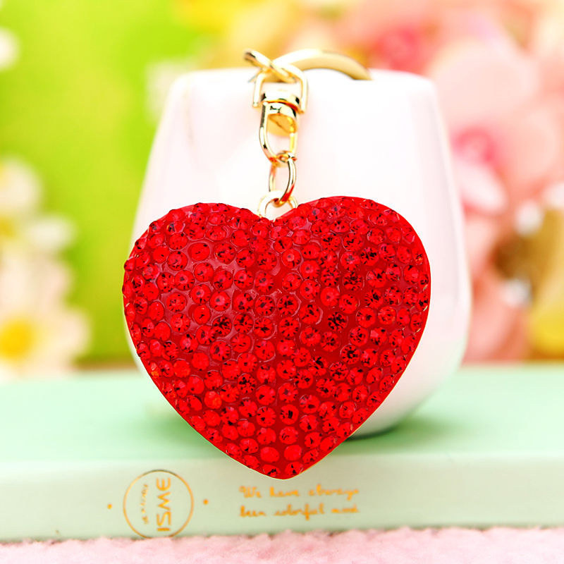 50g Weight Bag Pendant, Keychain Classification 1 Piece Quantity Holiday, Outdoor Occasion Metal Material Heart Shape Pattern Women's Gender Sweet, Simple Style Style Sweet Simple Style Heart Shape Metal Women's Bag Pendant Keychain 6