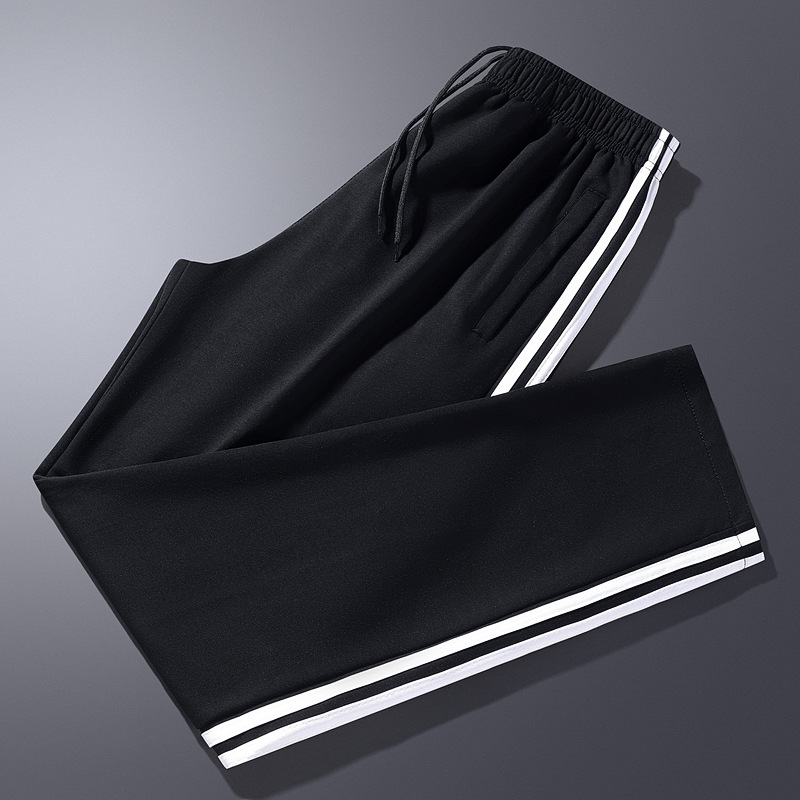 (spring and autumn cotton) two stripes black