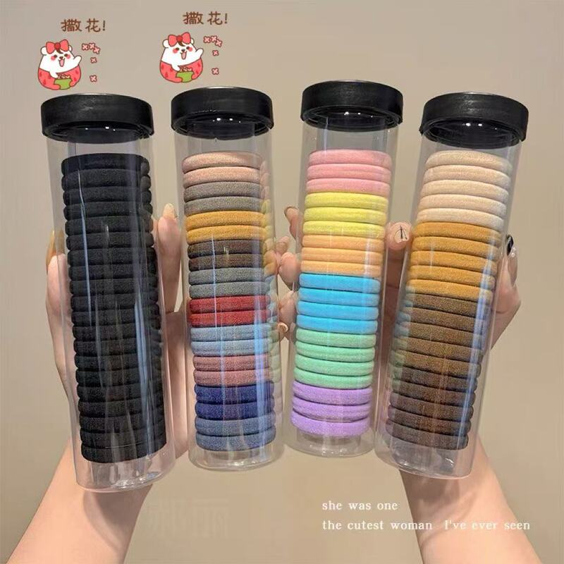 Wholesale Summer Korean-Style Seamless Ponytail High-Elasticity Hair Ties That Don'T Damage Hair, Korean Popular Style Wholesale Summer Korean-Style Seamless Ponytail High-Elasticity Hair Ties That Don'T Damage Hair, Korean Popular Style
