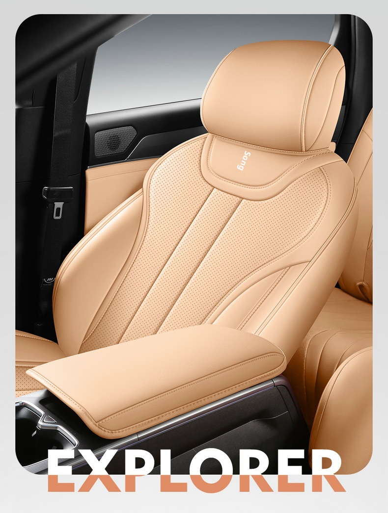 New Model Second-Generation Song Prodm-I Full Leather Car Seat Covers for Overseas Right-Hand Drive Vehicles, Cross-Border Full-Cover Car Seat Cushions