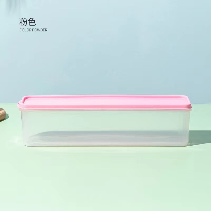 カラフルアイスクリームヌードル収納ボックス長方形ボックス冷蔵庫冷凍保存ボックス雑穀収納ボックス|undefined