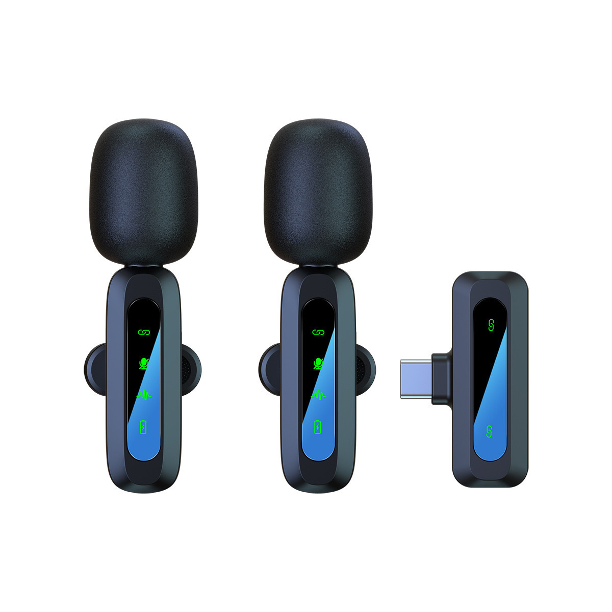 Dual microphone-Type-c interface