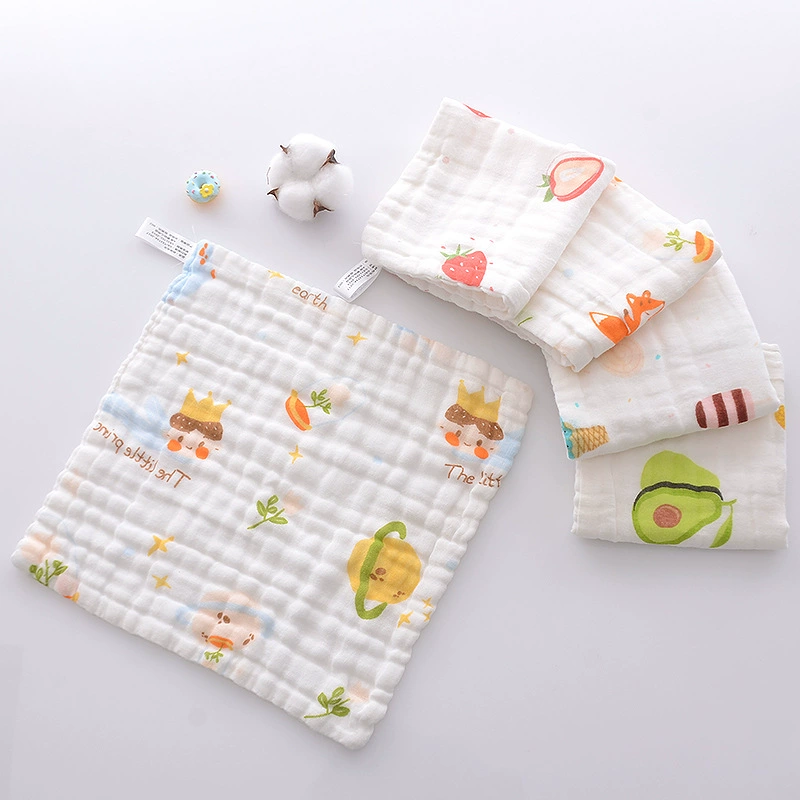 Children's eating bib, gauze towel, baby hygiene product for new born for face washing, handkerchief