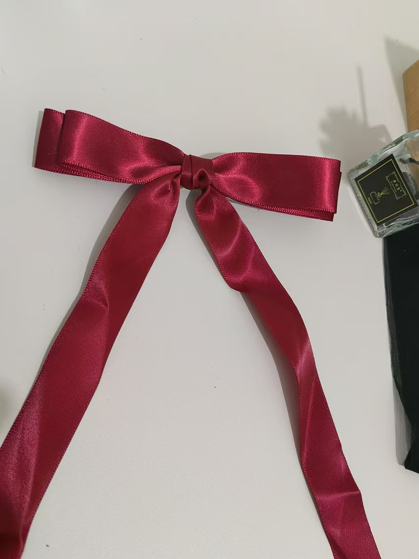 Wang Xinling mismo estilo super largo arco cinta horquilla clip Superior francés chica horquilla Cabeza trasera tocado