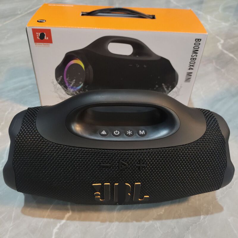 Cross-Border New Model Boomsbox4 Mini Bluetooth Speaker Portable Rgb Light God of War 4 Mini Portable Speaker Cross-Border New Model Boomsbox4 Mini Bluetooth Speaker Portable Rgb Light God of War 4 Mini Portable Speaker