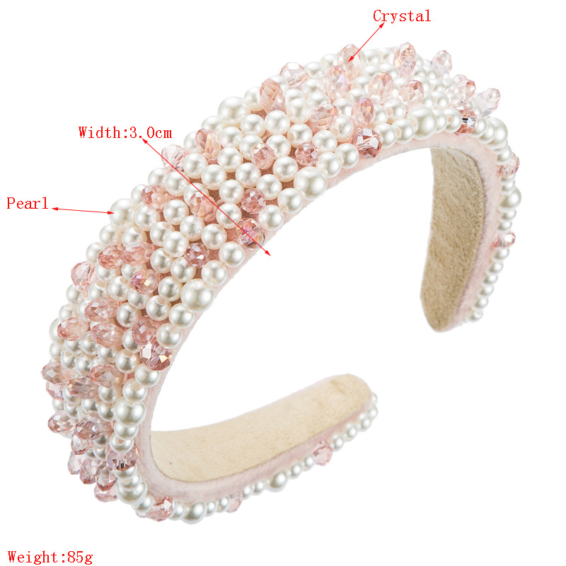 Baroque New Fashion Pearl Headband display picture 1