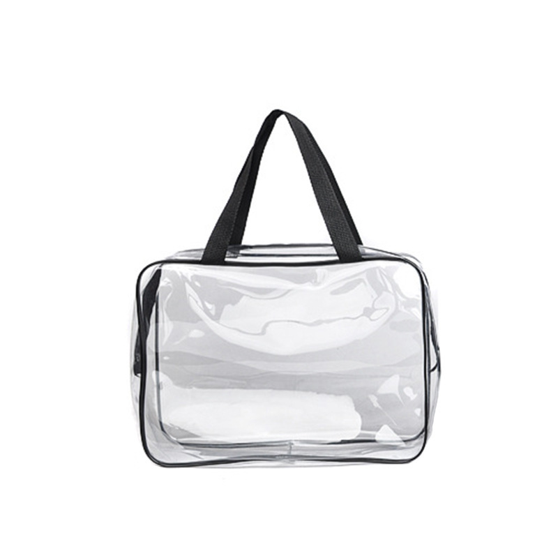 Neceser de Viaje Portátil de Mano de PVC Impermeable para Cosméticos