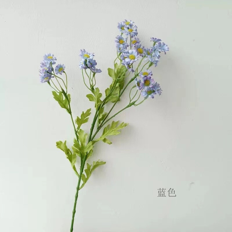 洋甘菊小雏菊仿真花束假花仿真花摆设高级感逼真菊花干花婚庆用花|undefined