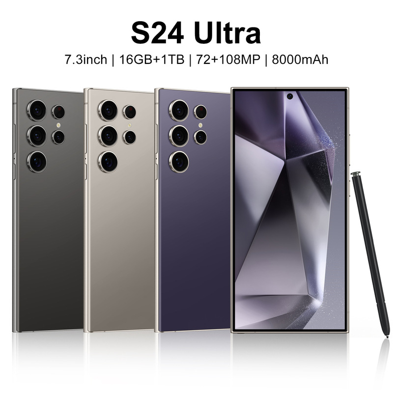 新型正規品S24 Ultra+16+1TB7.3インチ大画面内蔵ペン付きスマート5G携帯電話|undefined