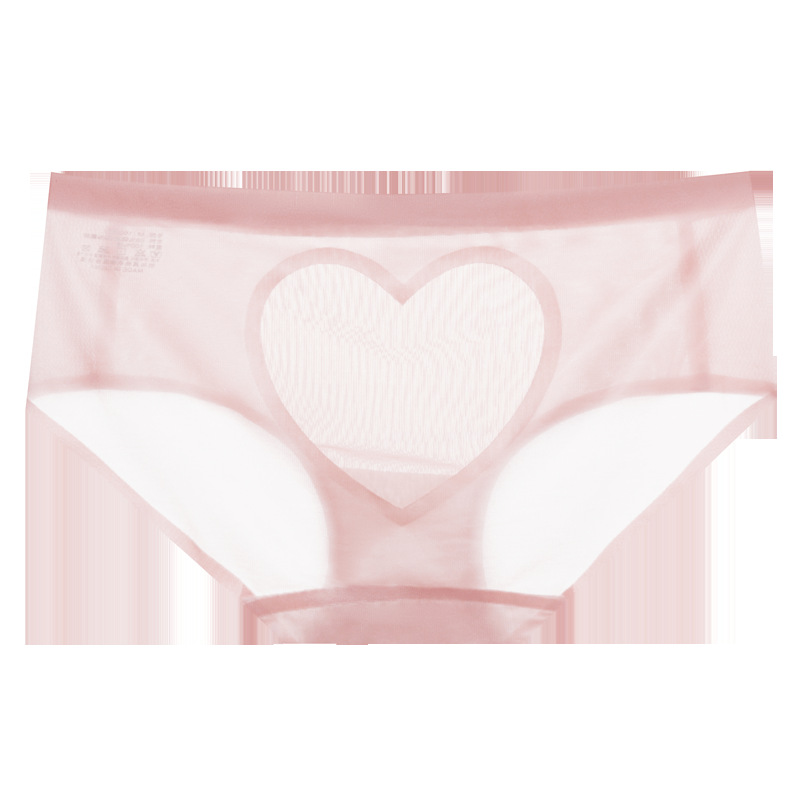 Love pp ~ high quality nude breathable comfortable seamless briefs women's simple quick-drying one-piece Peach Hip