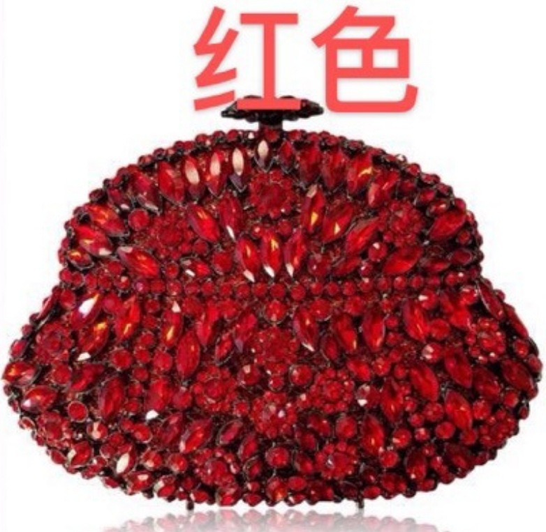 * Bolsas de cena de diamantes transfronterizas bolsas de maquillaje azules bolsas de diamantes llenas de bolsas de mano bolsas de diamantes de diamantes de mujeres paquetes de cena