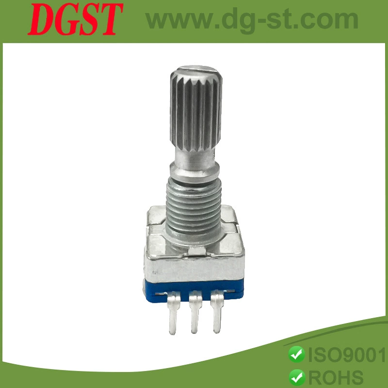 Оптовая продажа, поворотный энкодер типа 11, автомобильный аудиорегулятор громкости, кодирующий переключатель 11, кодирование с толстой резьбой