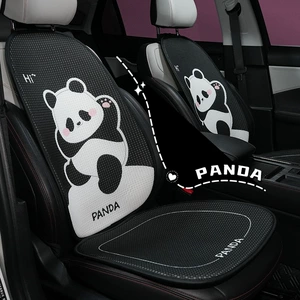 Sevimli Panda Avtomobil Oturacaq Minderi, Yüksək Səviyyəli, Rahat, Hər Mövsüm Tək Parça Çexol