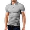 Summer new men's casual short-sleeved polo shirt