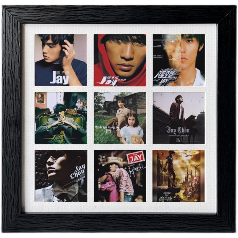 Jay Chou Jay Tiktok Style Photo Frame Merchandise Nine-Grid Display Album Nostalgic Commemorative Photo Poster