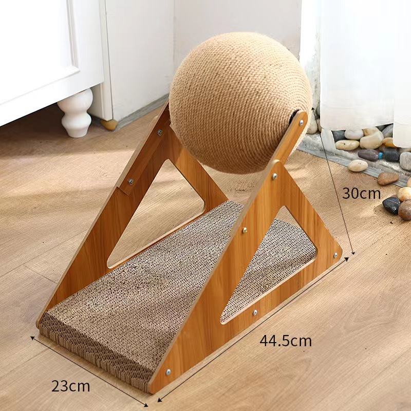 Rueda de la fortuna tabla de agarre para gatos bola de agarre para gatos vertical resistente al desgaste y sin caspa Dispositivo de pulido de garras grande para aliviar el aburrimiento de los juguetes para gatos