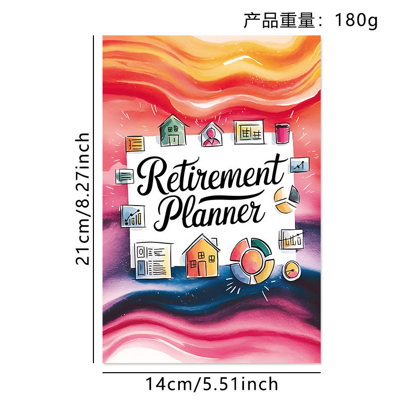 跨境新品 Retilememt Peannei 老年退休计划本享受生活记录本现货|undefined