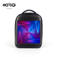 卡威奇繁花LED显示屏智能背包骑行led动感移动广告双肩包户外休闲