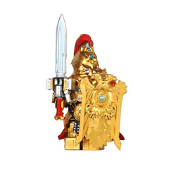 剣と盾の禁軍インペリアル ウォーハンマー 40K ブレード ウォリアー レンガ ミニフィギュア組み立て玩具の国境を越えた特別供給、レゴと互換性あり