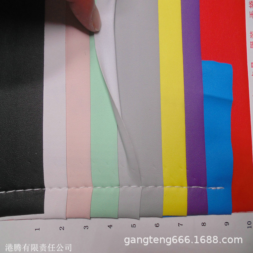 四面弹力 柔软 仿皮针织布底 薄衣服 羊纹小荔枝 皮革 哑光细纹点