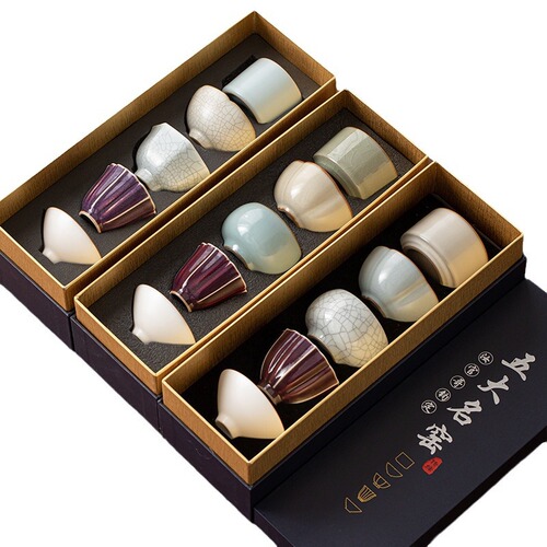 Imitation Song Guochao cultural and creative gift box, business move and retirement, birthday gift for elders and foreigners, men's gift master cup