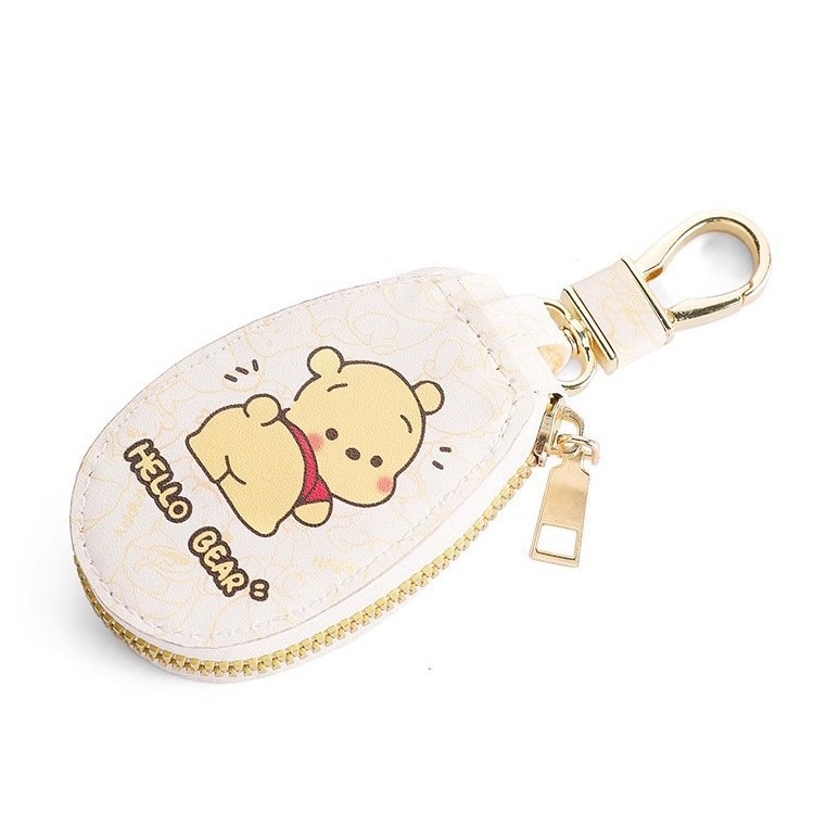 Internet Celebrity Cartoon Pacha Pooh Key Bag Anime Home Key Car Key Large Capacity Key Bag Girl New