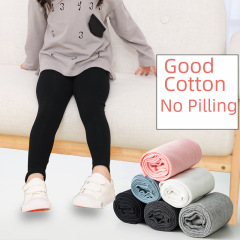 Cross-border exclusive supply girls pants baby long pants small medium large children's cotton plain color children's underpants spring and autumn wear 