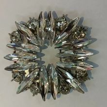 腾达鞋饰 最新锌合金鞋扣玻璃鞋花