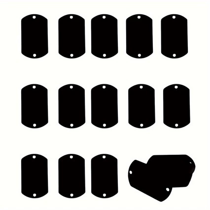 Нержавеющая сталь лазерный материал свет версия DIY логотип из нержавеющей стали военный знак подвеска круглый длинный бирка