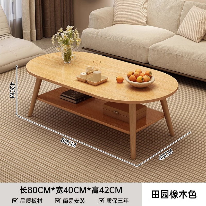 Mesa de té, sala de estar, nuevo sofá doméstico, mesa de comedor simple, alquiler simple, mesa pequeña del dormitorio