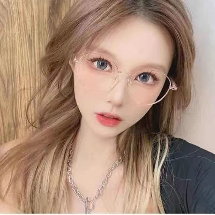 2021 Nuevo polígono anti-azul gafas de Luz Retro gafas marco de metal gafas de moda con miopía