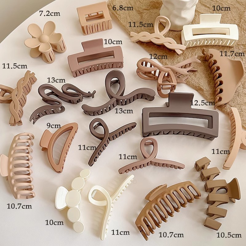 Gran clip de agarre para mujeres 2025 nuevo clip de cabello de alto nivel detrás del cerebro clip de pescado clip de cabello temperamento de verano para el cabello adornamiento