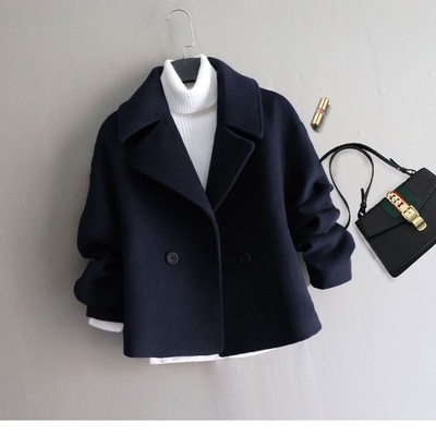 overcoat have cash less than that is registered in the accounts Autumn and winter new pattern Korean Edition College wind Little Fur coat temperament Dragon Phoenix Woollen cloth overcoat