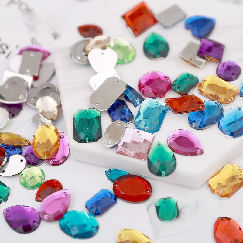 Акриловая ручная работа, сверкающие бриллианты, шитье одежды, свадебное платье, красочная удачная сумка, посылка, сделай сам, стразы, аксессуары для одежды, блестки