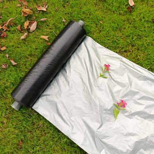 Du Min Silver Black Double Color Plastic Film for Agricultural Planting Thickened Thermal Insulation Reflective Herbicidal Plastic Film for Greenhouse