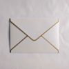 Thicked 250 grams of hot gold edge letter sealing rectangular invitation to the invitation letter of greetings